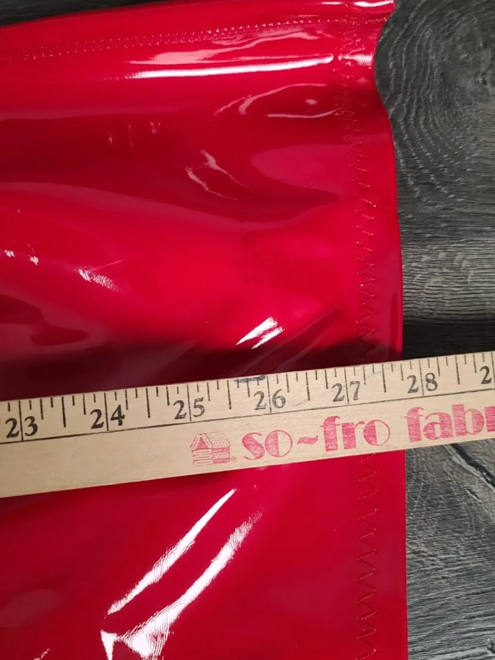 Pleaser Red Leather Knee High Seduce 3000 Boots Size 16M